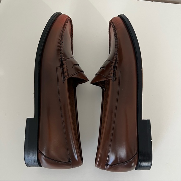 G.H. Bass Weejuns Brown Leather Ombre Whitney Loafers - Picture 6 of 9